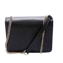 Load image into Gallery viewer, Gucci Interlocking Leather Small Crossbody Bag Black
