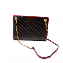 Load image into Gallery viewer, Gucci GG Torchon Accordion Leather Medium Shoulder Bag Black
