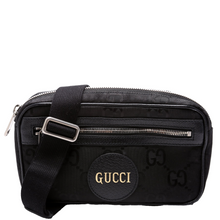 Load image into Gallery viewer, Gucci Nylon Off the Grid Logo Belt Bag Black
