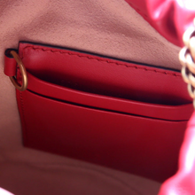 Load image into Gallery viewer, Gucci Marmont Leather Mini Bucket Bag Red
