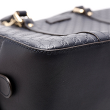 Load image into Gallery viewer, Gucci Guccissima Small Leather Crossbody Bag Navy
