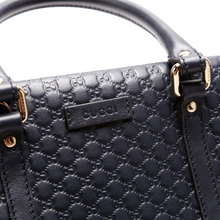 Load image into Gallery viewer, Gucci Guccissima Small Leather Crossbody Bag Navy
