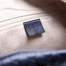 Load image into Gallery viewer, Gucci Guccissima Small Leather Crossbody Bag Navy
