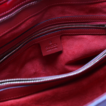 Load image into Gallery viewer, Gucci Patent Guccissima Leather Mayfair Tote Bag Medium Red
