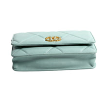 Load image into Gallery viewer, Chanel 19 WOC 29M Quilted Lambskin Stachel Bag Blue
