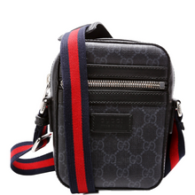 Load image into Gallery viewer, Gucci GG Supreme Canvas Messenger Bag Black

