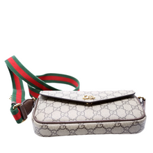 Load image into Gallery viewer, Gucci Ophidia GG Supreme Coated Canvas Mini Bag Tan
