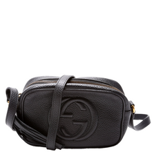 Load image into Gallery viewer, Gucci Mini Soho Disco Leather Crossbody Bag Black
