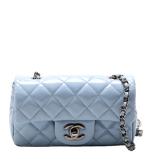 Load image into Gallery viewer, Chanel Mini Flap Rectangle Leather Shoulder Bag Blue
