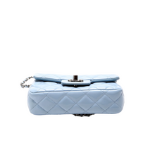 Load image into Gallery viewer, Chanel Mini Flap Rectangle Leather Shoulder Bag Blue
