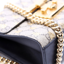Load image into Gallery viewer, Gucci Padlock GG Supreme Bee Small Shoulder Bag Black
