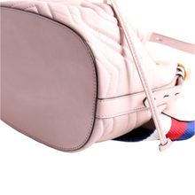 Load image into Gallery viewer, Gucci GG Marmont Leather Bucket Bag Pink
