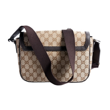 Load image into Gallery viewer, Gucci GG Canvas Messenger Bag Brown
