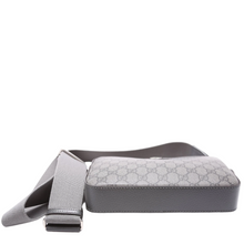 Load image into Gallery viewer, Gucci Ophidia GG Supreme Coated Canvas Small Wristlet Crossbody Bag Grey
