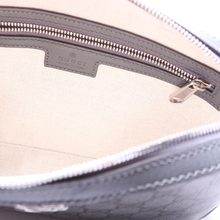 Load image into Gallery viewer, Gucci Ophidia GG Supreme Coated Canvas Small Wristlet Crossbody Bag Grey
