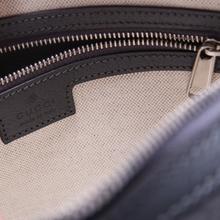 Load image into Gallery viewer, Gucci Ophidia GG Supreme Coated Canvas Small Wristlet Crossbody Bag Grey
