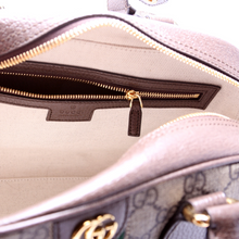 Load image into Gallery viewer, Gucci Ophidia Savoy GG Supreme Coated Canvas Top Handle Bag Brown
