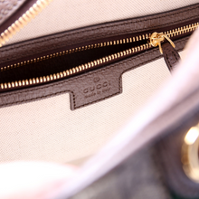 Load image into Gallery viewer, Gucci Ophidia Savoy GG Supreme Coated Canvas Top Handle Bag Brown
