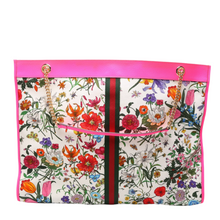 Load image into Gallery viewer, Gucci Flora Canvas Maxi Rajah Tote Bag Pink
