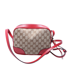 Load image into Gallery viewer, Gucci Bree GG Canvas Crossbody Bag Brown
