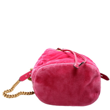 Load image into Gallery viewer, Gucci GG Marmont Velvet Bucket Bag Pink
