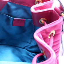 Load image into Gallery viewer, Gucci GG Marmont Velvet Bucket Bag Pink
