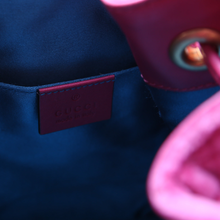 Load image into Gallery viewer, Gucci GG Marmont Velvet Bucket Bag Pink
