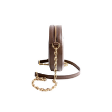 Load image into Gallery viewer, Gucci Ophidia Leather Round Small Crossbody Bag Brown
