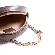 Load image into Gallery viewer, Gucci Ophidia Leather Round Small Crossbody Bag Brown
