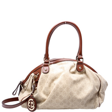 Load image into Gallery viewer, Gucci Sukey Canvas Boston Bag Beige
