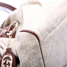 Load image into Gallery viewer, Gucci Sukey Canvas Boston Bag Beige
