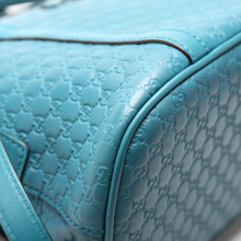 Load image into Gallery viewer, Gucci Mini Dome Micro Guccissima Leather Satchel Bag Teal
