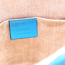 Load image into Gallery viewer, Gucci Mini Dome Micro Guccissima Leather Satchel Bag Teal
