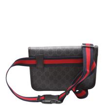 Load image into Gallery viewer, Gucci GG Supreme Coated Canvas Belt Bag Black
