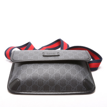 Load image into Gallery viewer, Gucci GG Supreme Coated Canvas Belt Bag Black
