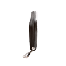 Load image into Gallery viewer, Chanel Cambon Ligne Zip Around Long Leather Wallet Black
