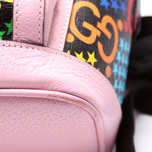 Load image into Gallery viewer, Gucci GG Psychedelic Coated Canvas Backpack Bag Pink
