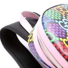 Load image into Gallery viewer, Gucci GG Psychedelic Coated Canvas Backpack Bag Pink
