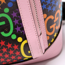 Load image into Gallery viewer, Gucci GG Psychedelic Coated Canvas Backpack Bag Pink
