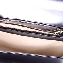 Load image into Gallery viewer, Gucci Marmont Web Heart Leather Medium Shoulder Bag Black
