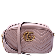 Load image into Gallery viewer, Gucci Marmont Small Leather Camera Bag Nude
