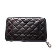 Load image into Gallery viewer, Chanel Cambon Ligne Zip Around Organizer Leather Wallet Black
