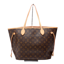Load image into Gallery viewer, Louis Vuitton Neverfull MM Canvas Tote Bag Brown
