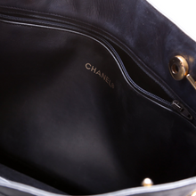 Load image into Gallery viewer, Chanel Vintage Lambskin Leather Shoulder Bag Navy
