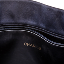 Load image into Gallery viewer, Chanel Vintage Lambskin Leather Shoulder Bag Navy
