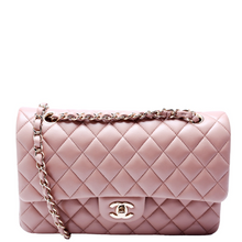 Load image into Gallery viewer, Chanel Classic Flap Medium Lambskin Leather Shoulder Bag Tan
