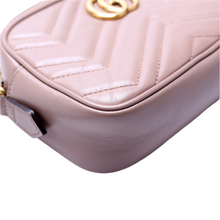 Load image into Gallery viewer, Gucci Marmont Leather Mini Camera Bag Nude
