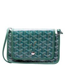 Load image into Gallery viewer, Goyard Plumet Pocket Canvas Wallet Green

