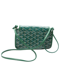 Load image into Gallery viewer, Goyard Plumet Pocket Canvas Wallet Green
