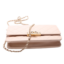Load image into Gallery viewer, Chanel WOC Golden Class Quilted Caviar Shoulder Bag Beige

